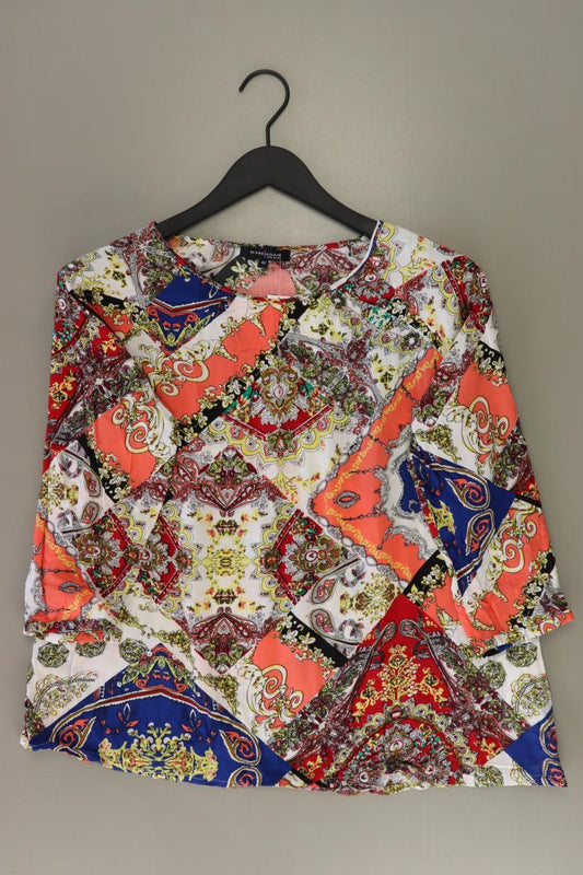 MARK ADAM Regular Bluse Gr. 42 3/4 Ärmel orange aus Viskose