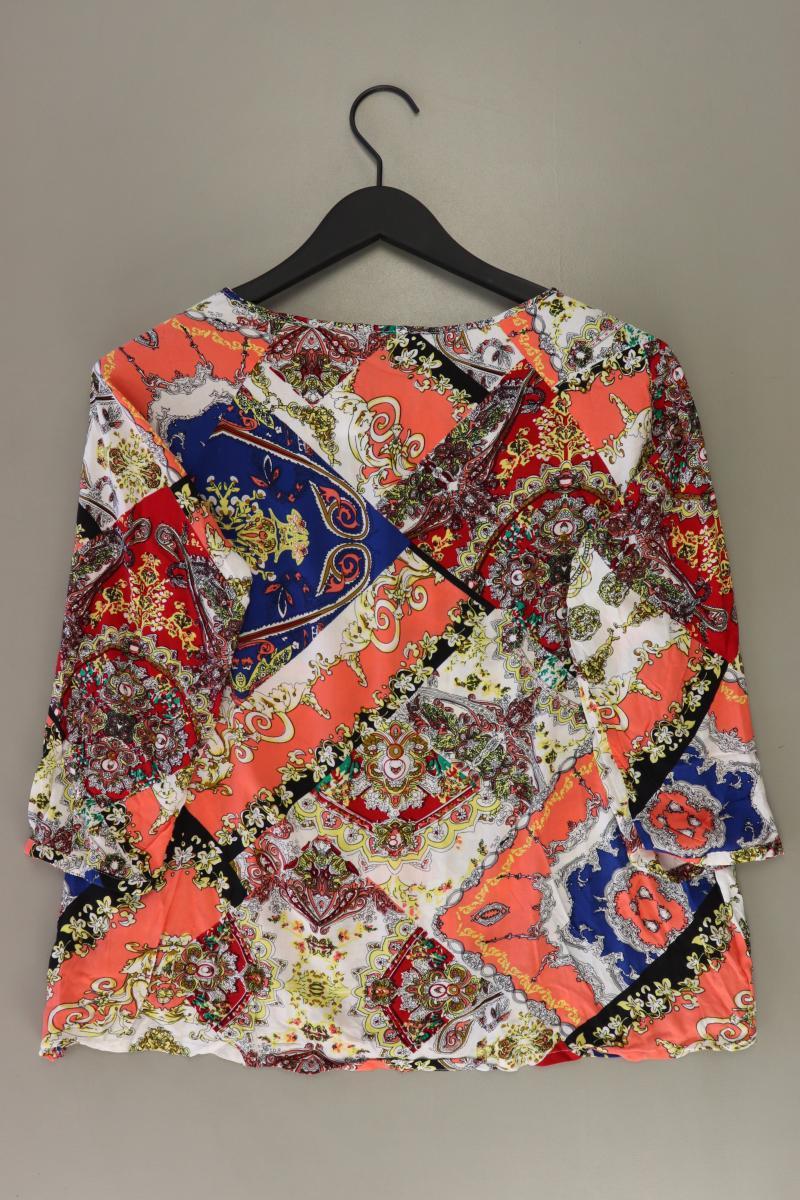 MARK ADAM Regular Bluse Gr. 42 3/4 Ärmel orange aus Viskose