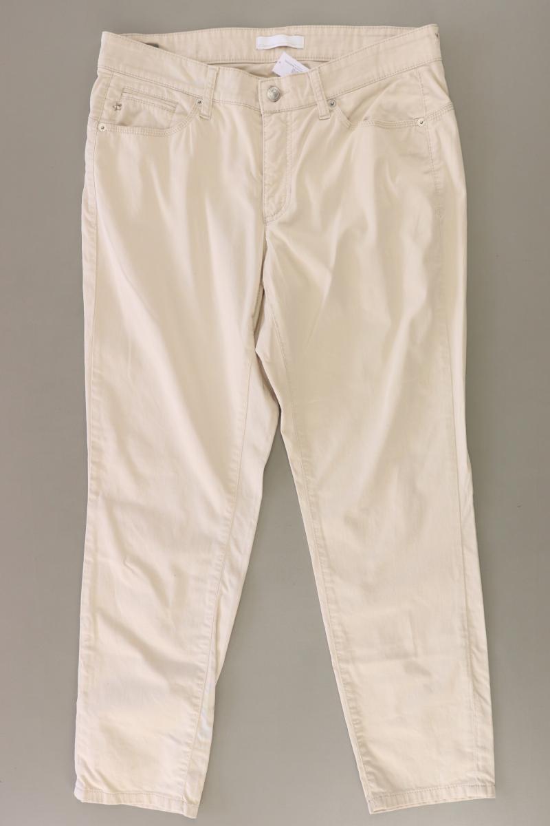 Cambio Five-Pocket-Hose Gr. 40 creme aus Baumwolle