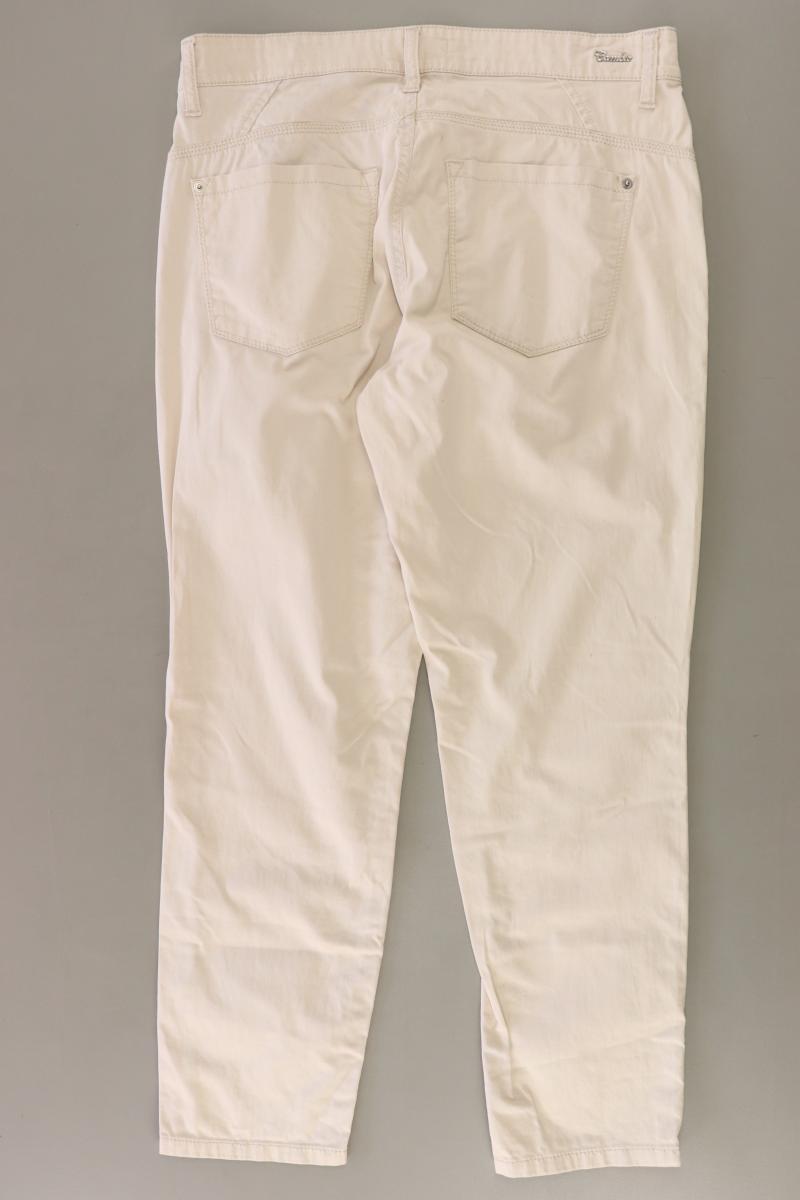Cambio Five-Pocket-Hose Gr. 40 creme aus Baumwolle