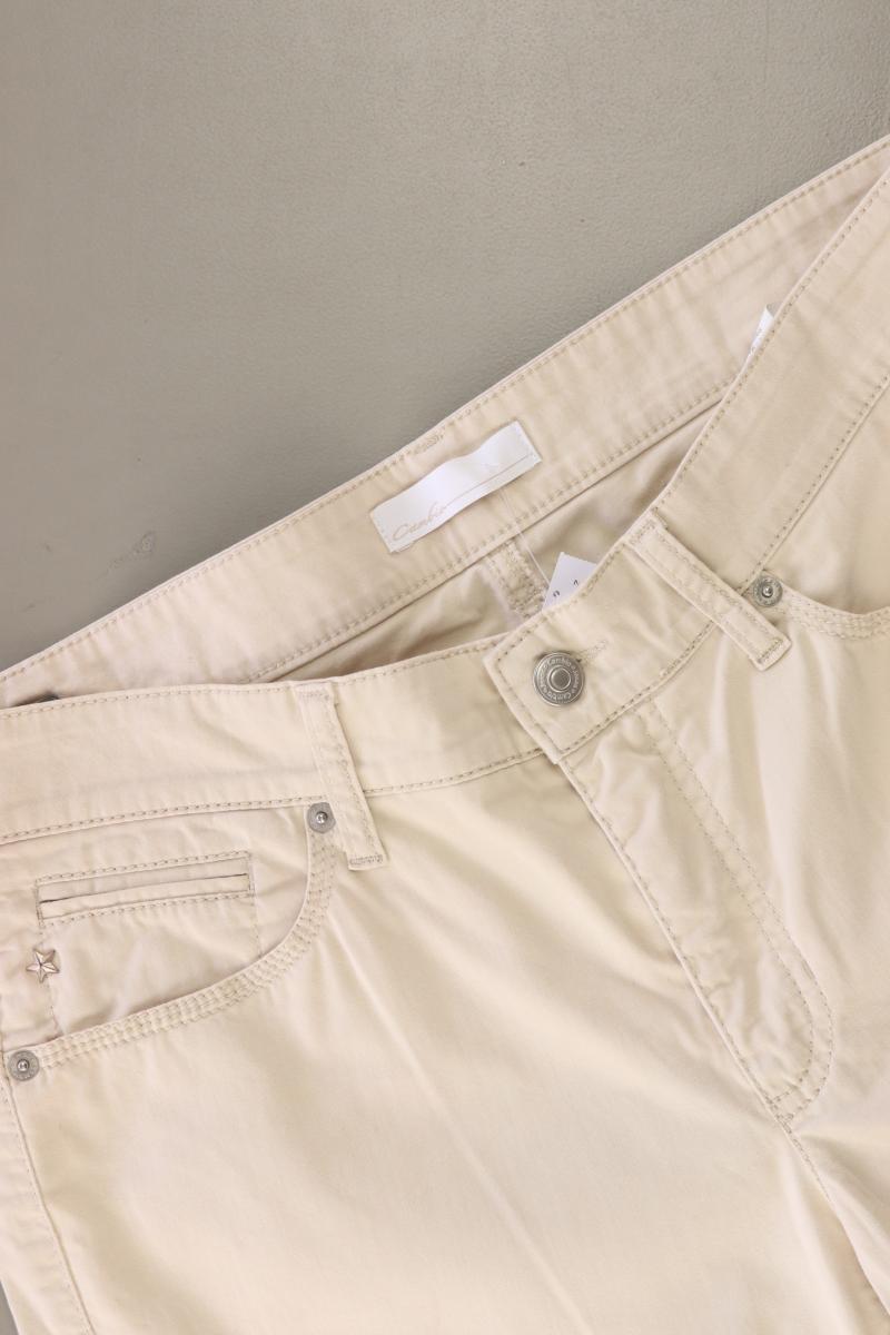 Cambio Five-Pocket-Hose Gr. 40 creme aus Baumwolle