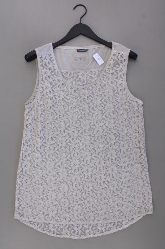 Street One Spitzentop Gr. 42 creme
