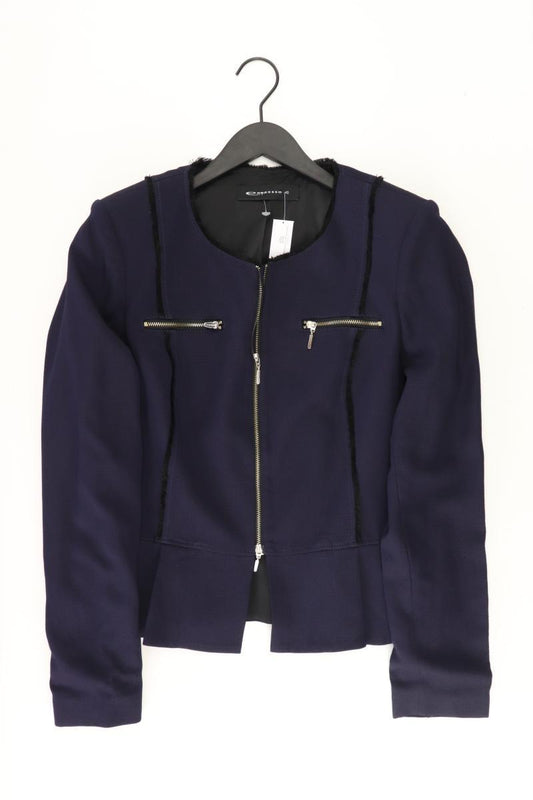 Expresso Slim Blazer Gr. 40 neuwertig blau aus Viskose