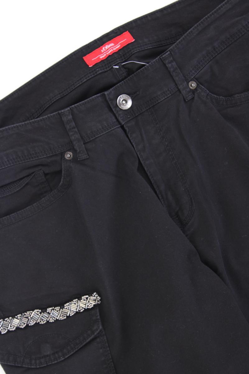s.Oliver Skinny Jeans Gr. 44 schwarz