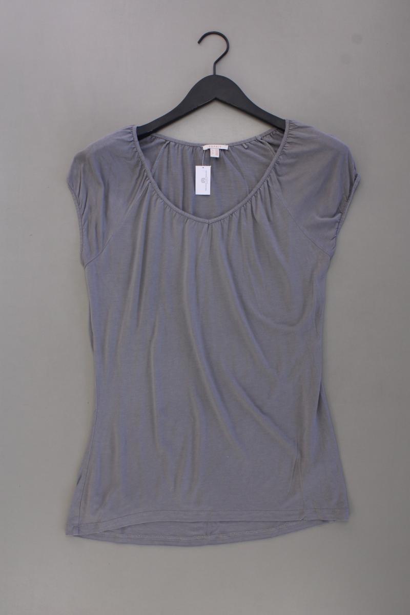 Esprit T-Shirt Gr. XXL Kurzarm grau aus Viskose