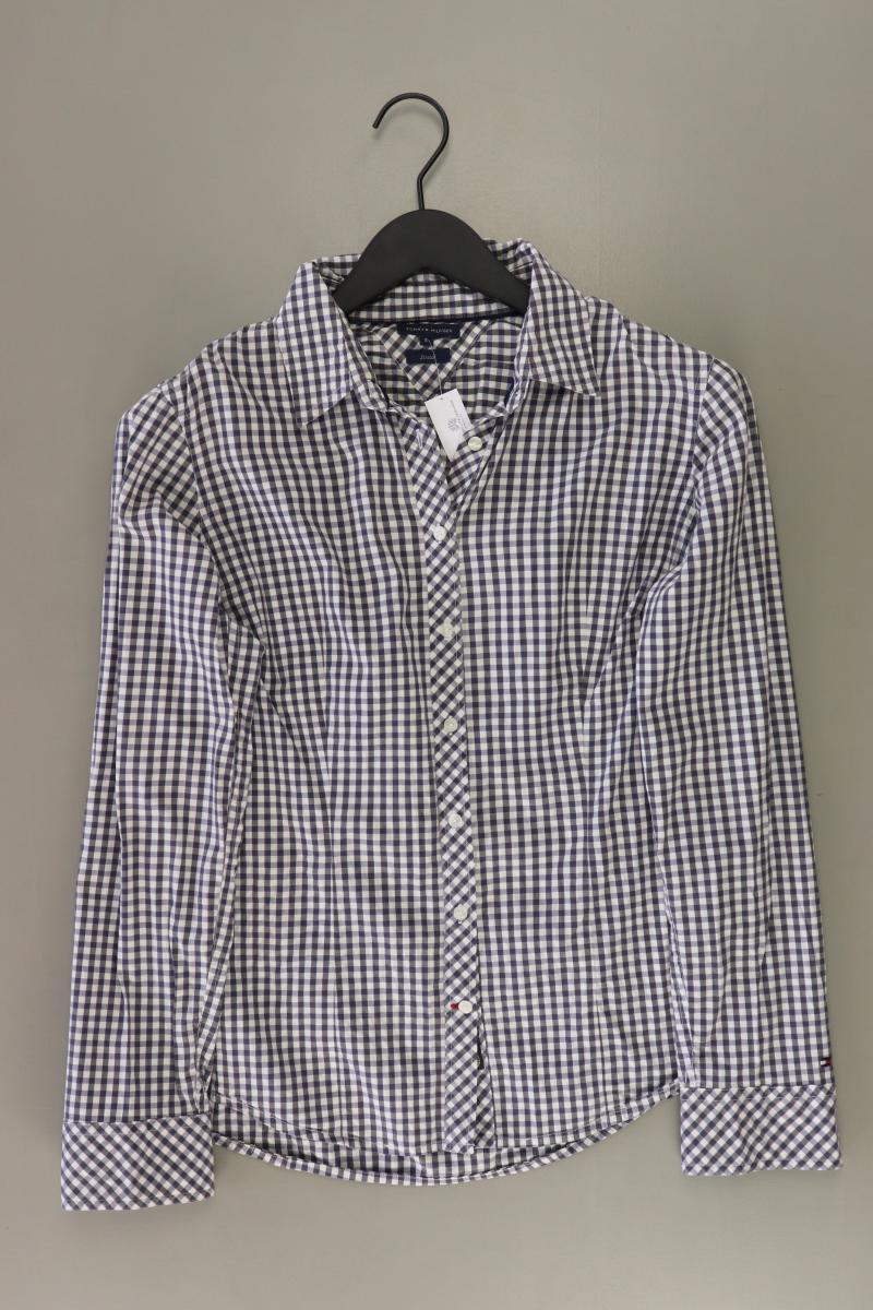 Tommy Hilfiger Karobluse Gr. US 10 (M) kariert Langarm blau aus Baumwolle