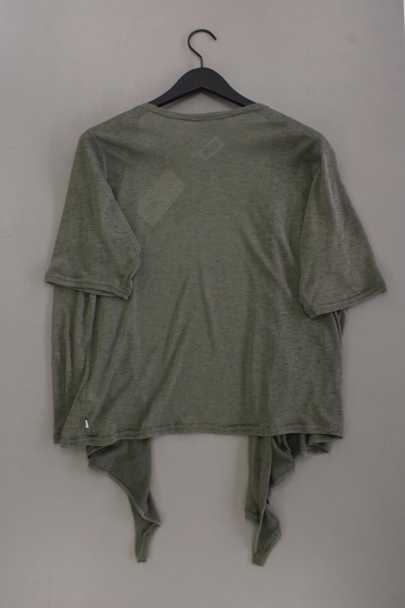 Zhenzi & Co. Strickjacke Gr. L neu mit Etikett Kurzarm grün aus Polyester