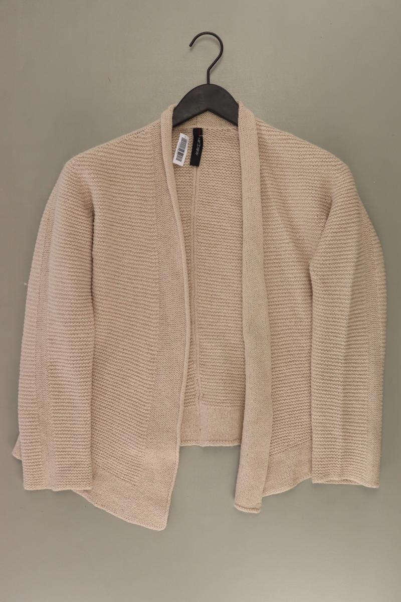 Marc Cain Strickjacke Gr. 42 Langarm creme aus Polyacryl