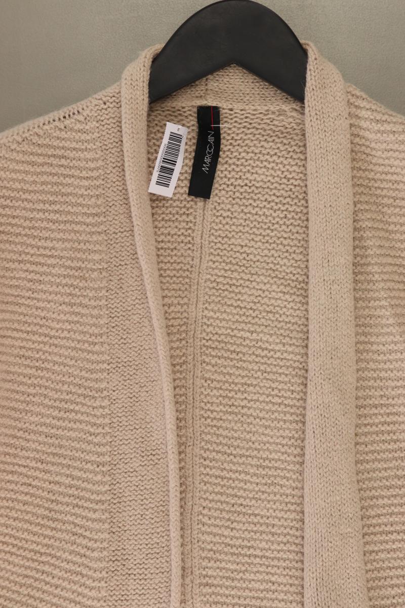 Marc Cain Strickjacke Gr. 42 Langarm creme aus Polyacryl