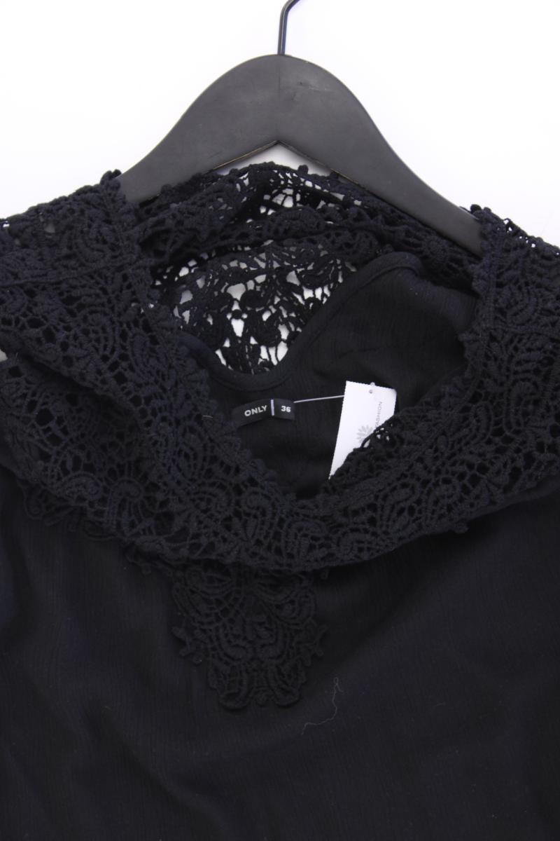 Only Ärmellose Bluse Gr. 36 schwarz aus Polyester
