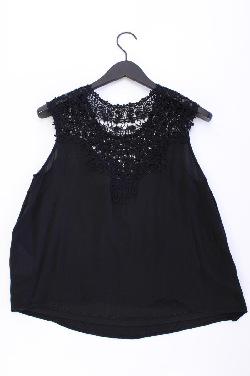 Only Ärmellose Bluse Gr. 36 schwarz aus Polyester