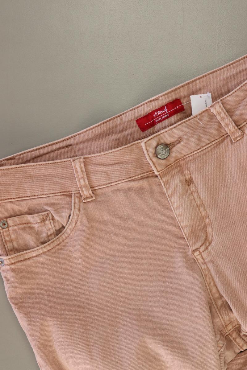 s.Oliver Straight Jeans Gr. 38 rosa aus Baumwolle