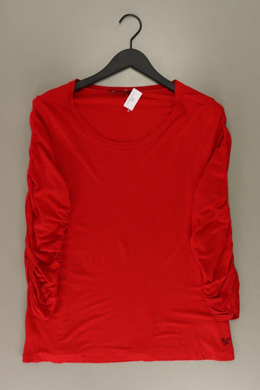 Passport Longsleeve-Shirt Gr. 44 neuwertig Langarm rot aus Viskose
