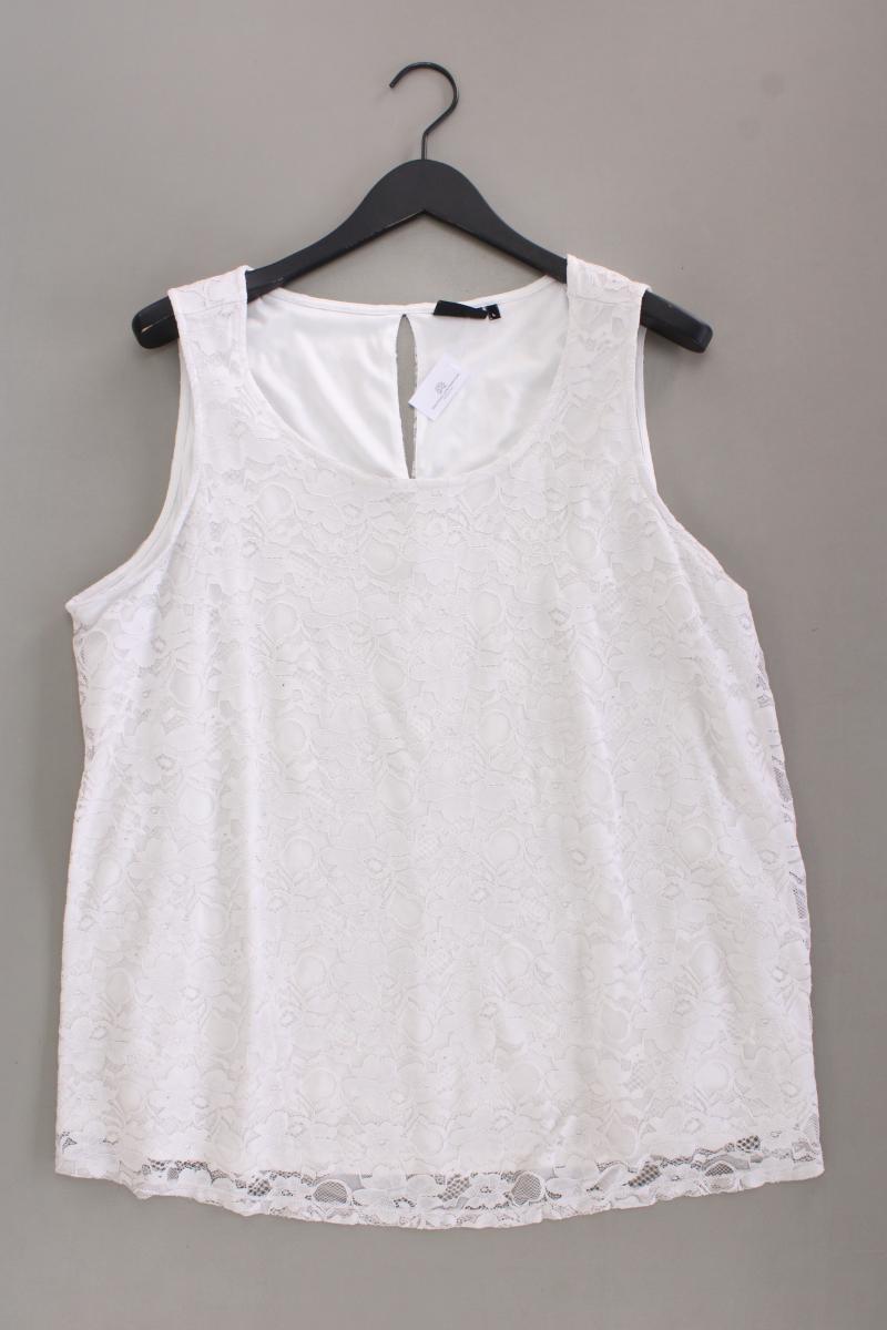 Zizzi T-Shirt Gr. L Kurzarm weiß aus Polyamid