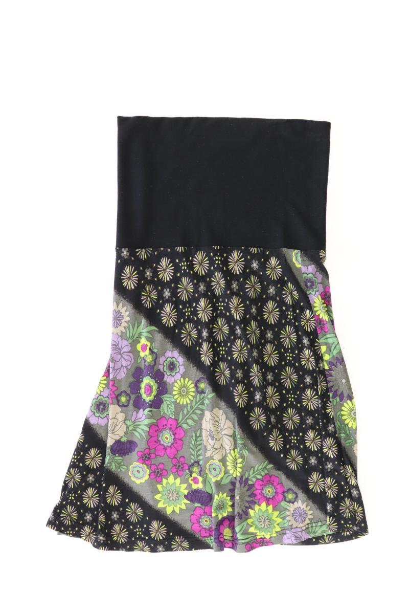 DEPT. Stretchrock Gr. S mit Blumenmuster schwarz