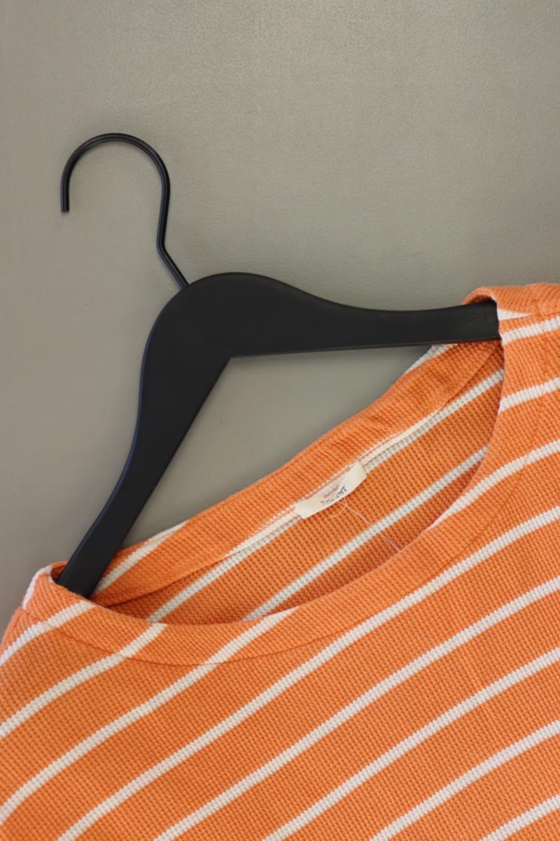 Esprit Feinstrickpullover Gr. XL gestreift orange aus Baumwolle