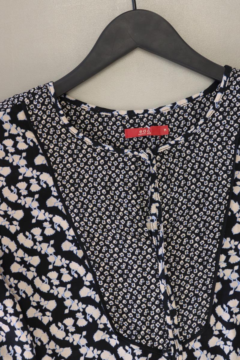 edc by Esprit Langarmbluse Gr. M mit Blumenmuster blau