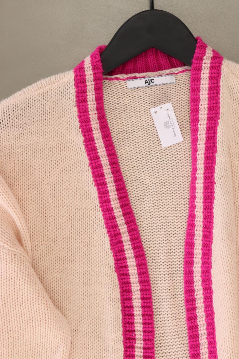 AJC Fashion Strickjacke Gr. 32/34 Langarm creme aus Polyacryl