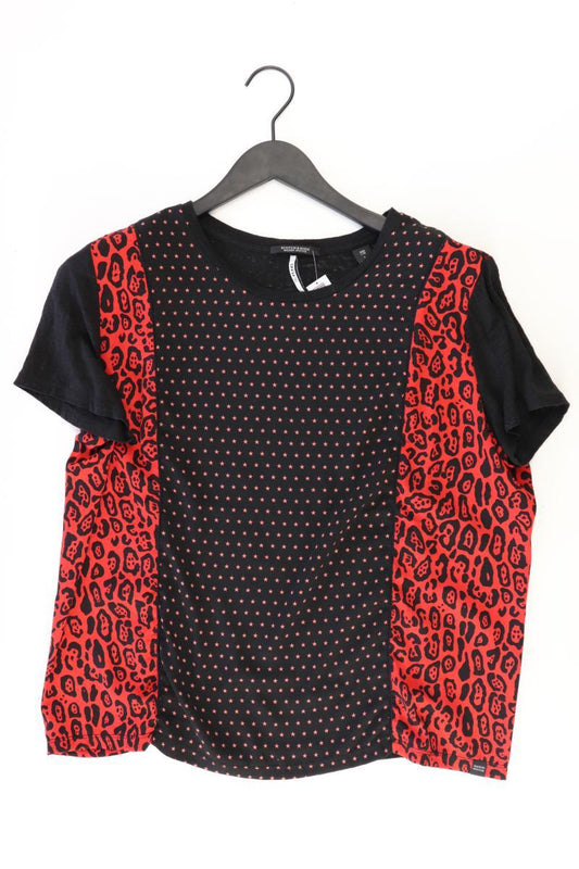 Scotch & Soda Kurzarmbluse Gr. L schwarz aus Viskose
