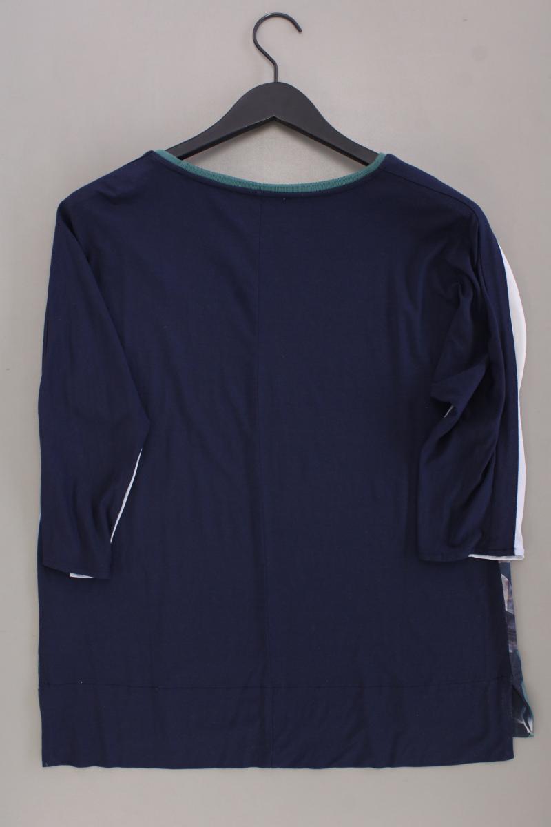 Betty & Co. Oversize-Bluse Gr. M 3/4 Ärmel blau aus Viskose