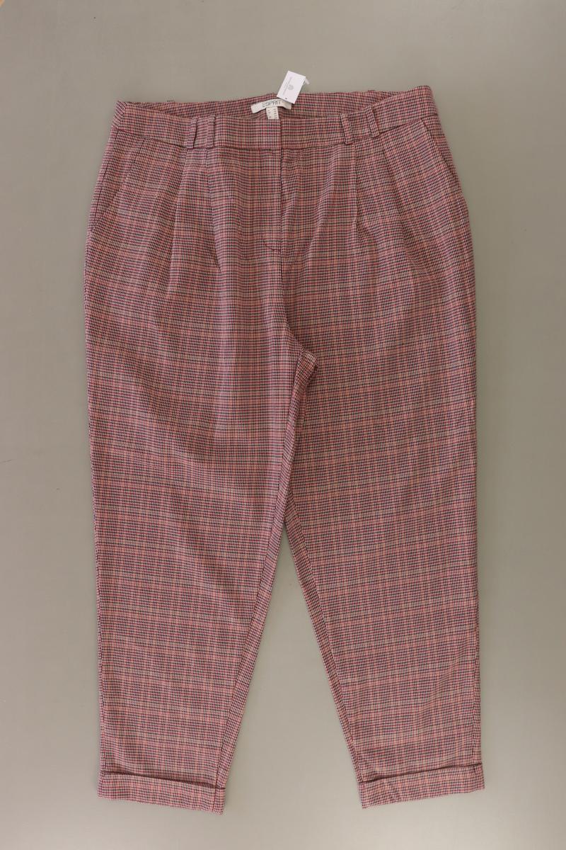 Esprit Stoffhose Gr. 42 hahnentritt rot aus Polyester