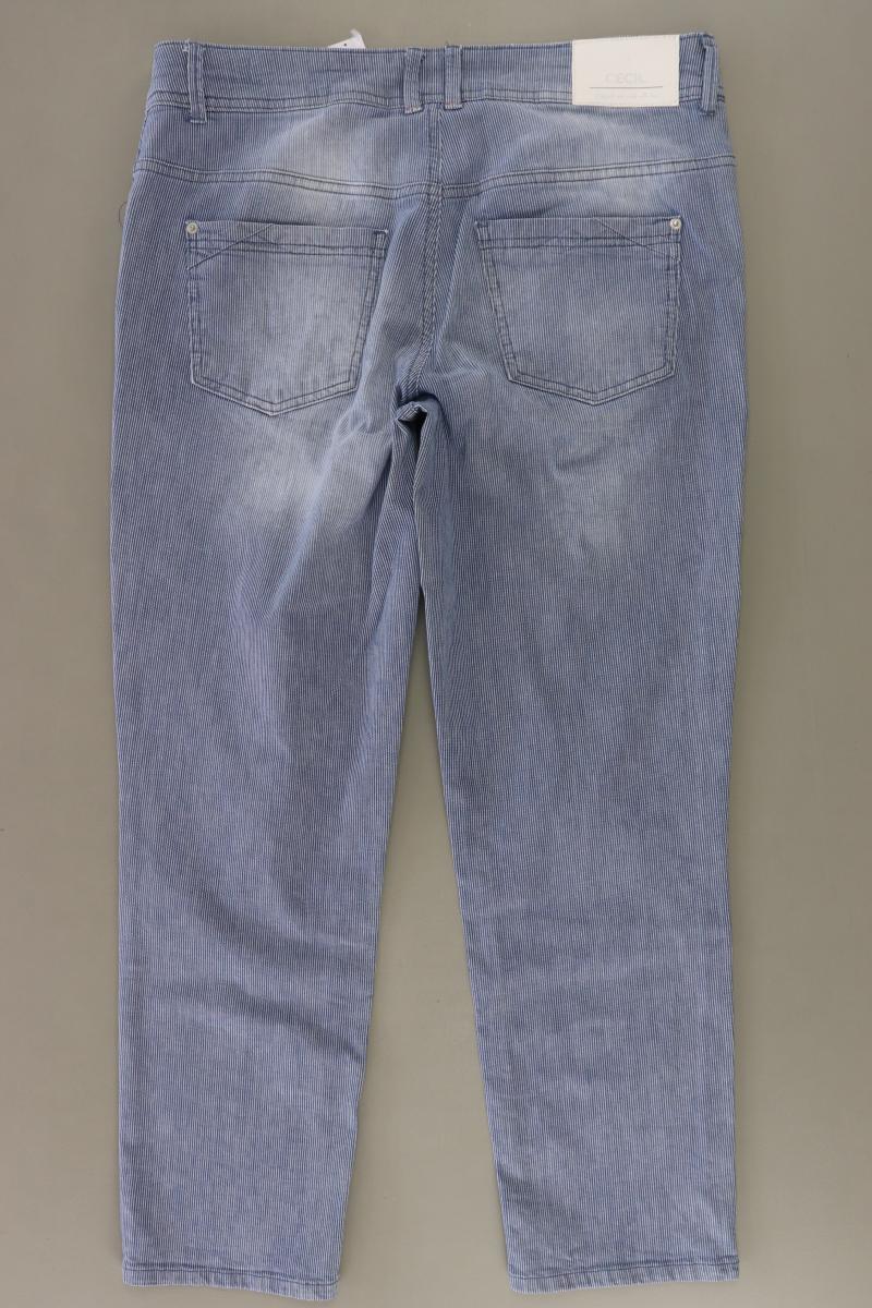 Cecil Straight Jeans Gr. W27 gestreift blau aus Baumwolle