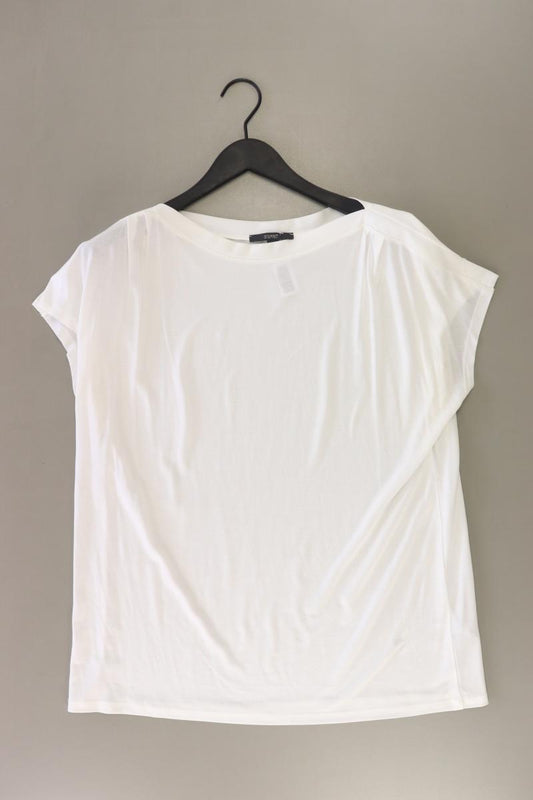 Esprit T-Shirt Gr. XXL Kurzarm weiß aus Viskose
