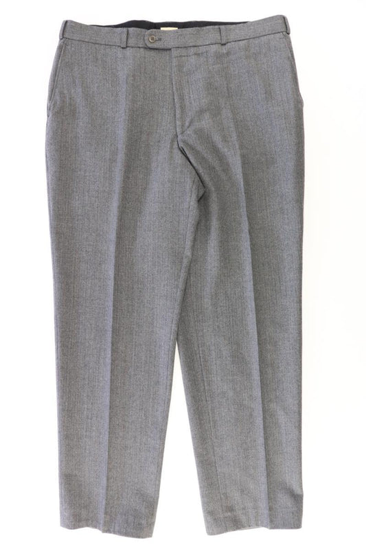 hessnatur Anzughose für Herren Gr. 56 grau aus Schurwolle