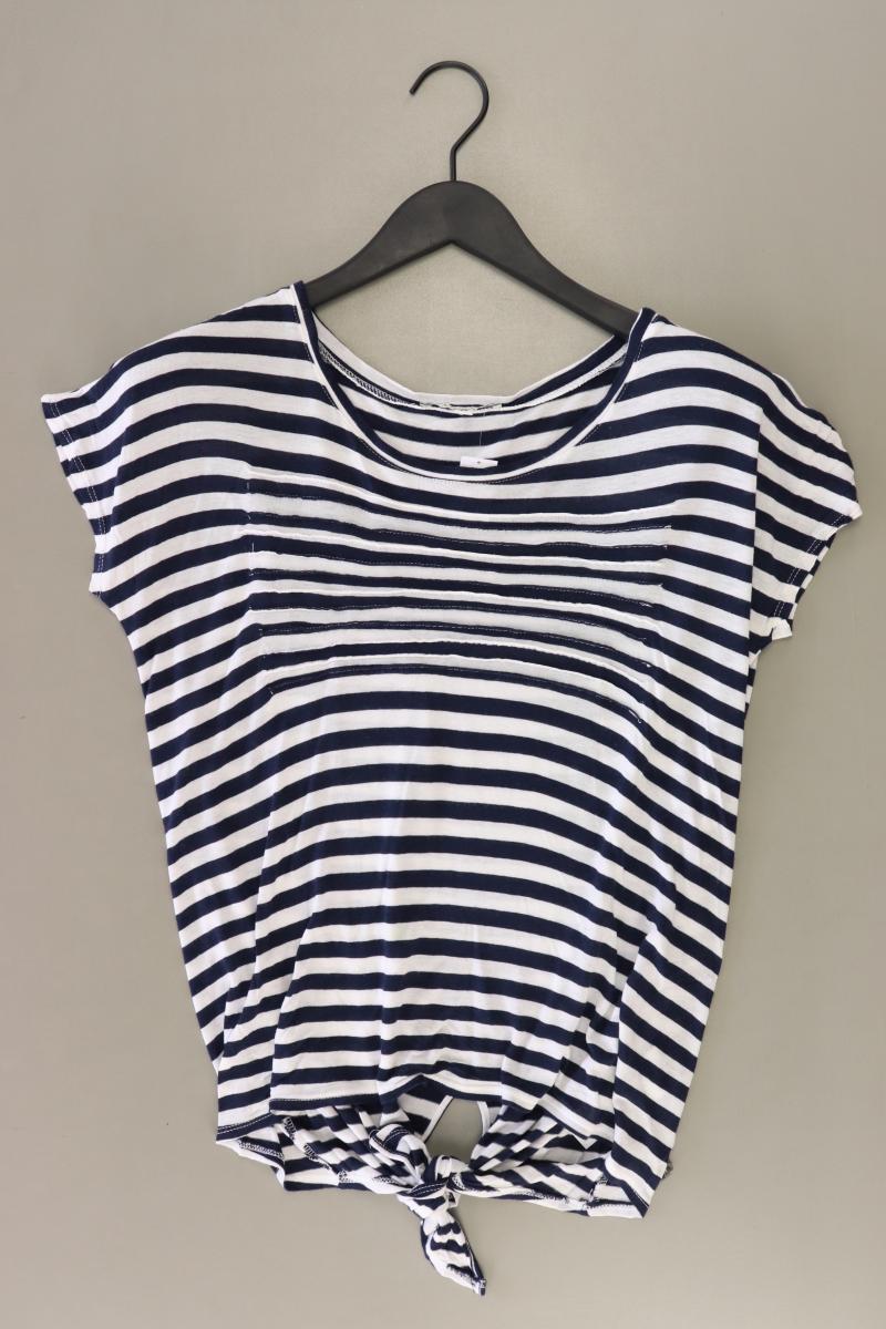 Please Ringelshirt Gr. XS gestreift Kurzarm blau aus Baumwolle