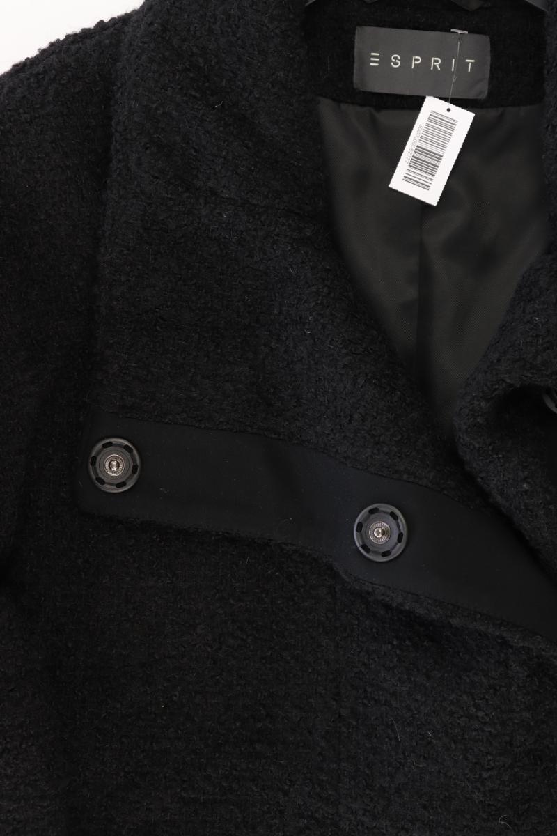 Esprit Regular Mantel Gr. 46 neuwertig schwarz