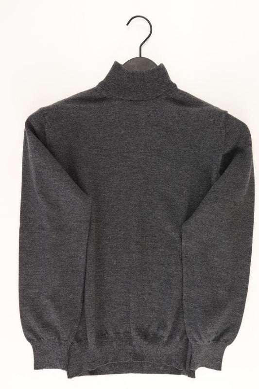 Burton of London Rollkragenpullover Gr. M neuwertig grau aus Wolle