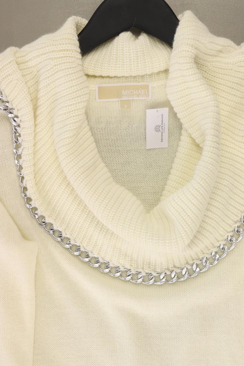 Michael Kors Grobstrickpullover Gr. S neuwertig creme aus Baumwolle