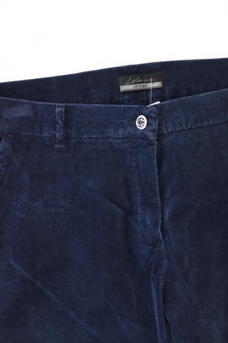 TONI Hose Gr. 44 Modell Lola Chino An blau aus Baumwolle