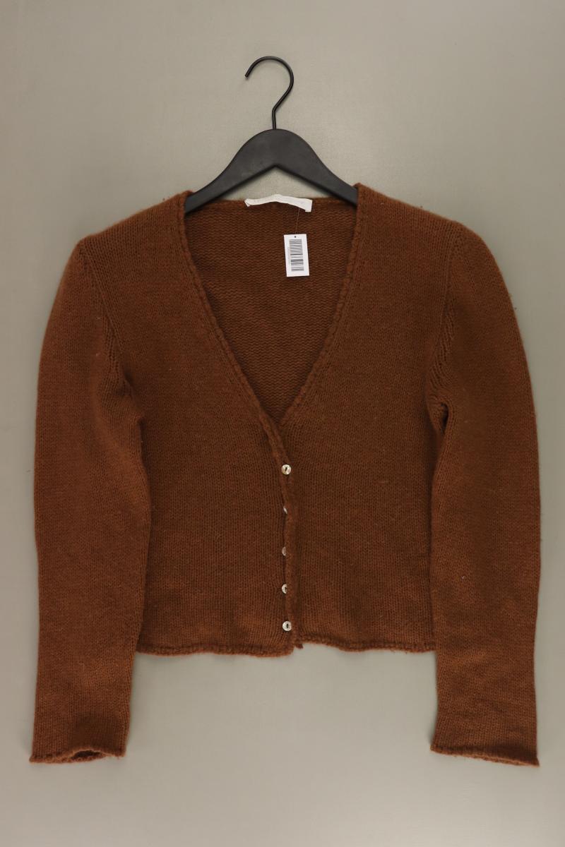 Hubert Gasser Strickjacke aus Kaschmir Gr. L Langarm braun