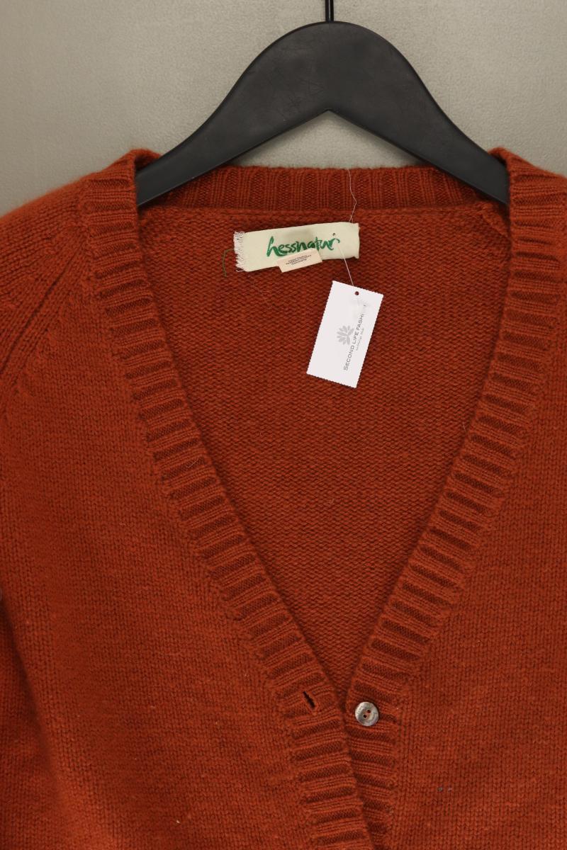 hessnatur Strickjacke aus Kaschmir Gr. 36/38 Langarm braun