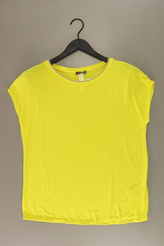 Street One T-Shirt Gr. 42 Kurzarm gelb aus Viskose