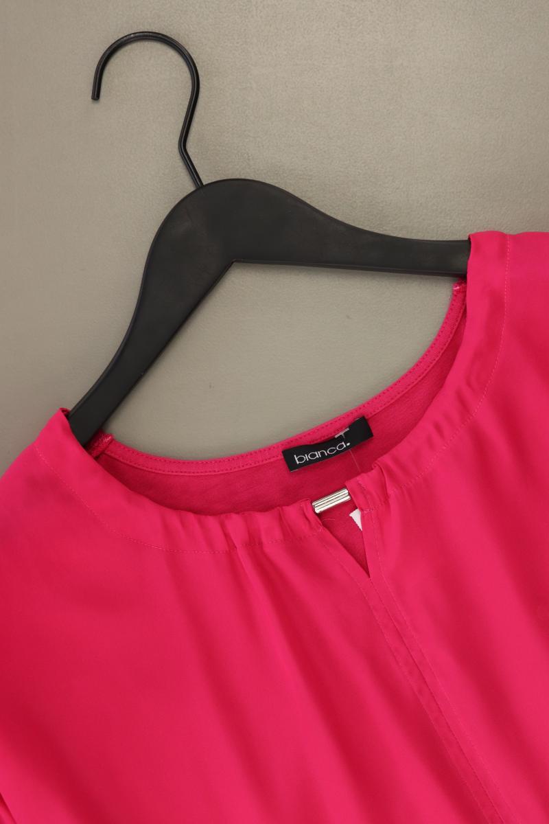 Bianca Kurzarmbluse Gr. 42 pink aus Polyester