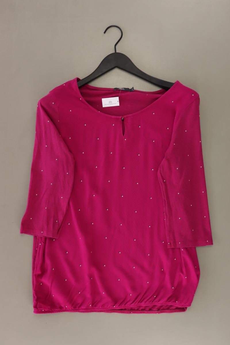 Cecil Regular Bluse Gr. L 3/4 Ärmel pink aus Viskose