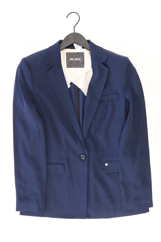 Mos Mosh Longblazer Gr. 36 blau aus Viskose