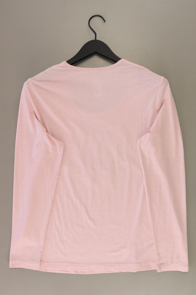 Taifun Printshirt Gr. 44 Langarm rosa aus Polyester