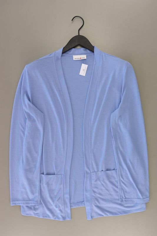 Helena Vera Strickjacke Gr. 44 Langarm blau aus Polyester