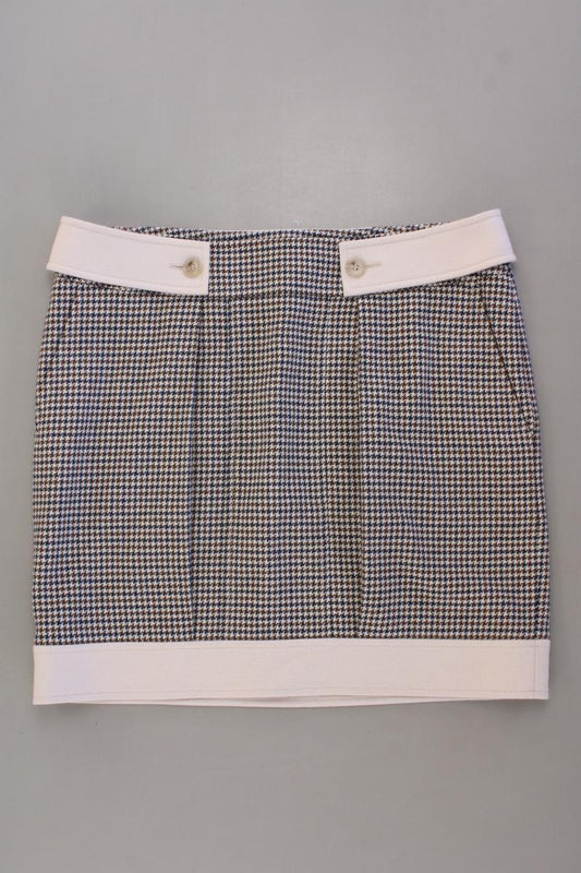 Strenesse Wollrock Gr. 40 hahnentritt braun aus Schurwolle
