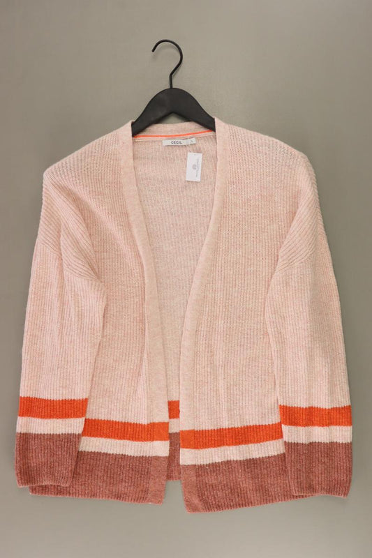 Cecil Strickjacke Gr. L Langarm rosa aus Viskose