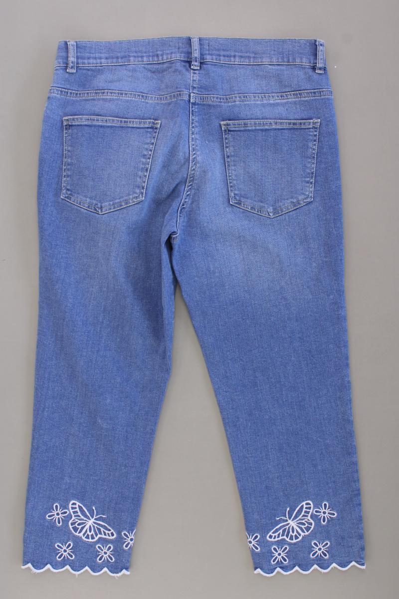 Dress In 3/4 Jeans Gr. Kurzgröße 20 neuwertig blau