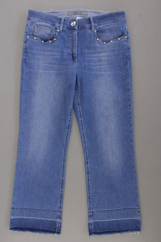 Zerres Straight Jeans Gr. 38 neuwertig blau aus Baumwolle