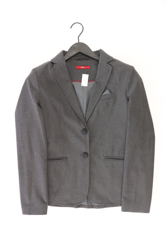 s.Oliver Regular Blazer Gr. 38 grau aus Polyester