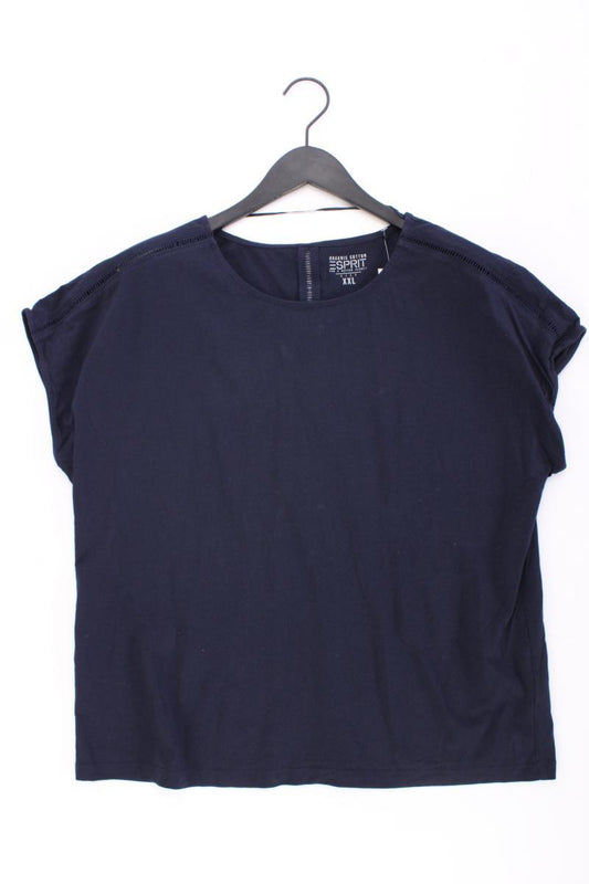 Esprit T-Shirt Gr. XXL Kurzarm blau aus Baumwolle