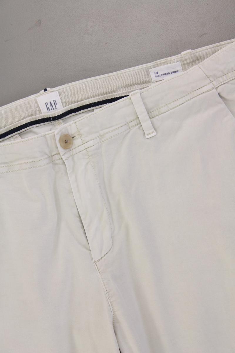 GAP Chinohose Gr. UK 14 (L) creme aus Baumwolle