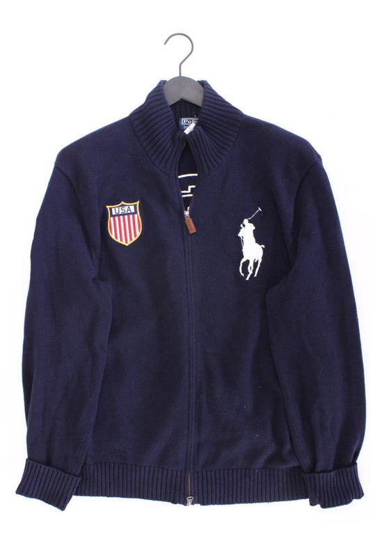 Polo by Ralph Lauren Strickjacke für Herren Gr. XL Langarm blau aus Baumwolle