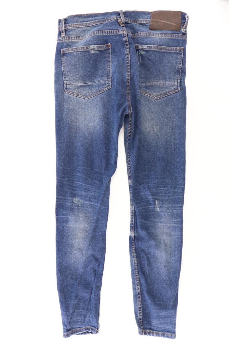 Zara Slim Jeans für Herren Gr. 40 blau aus Baumwolle